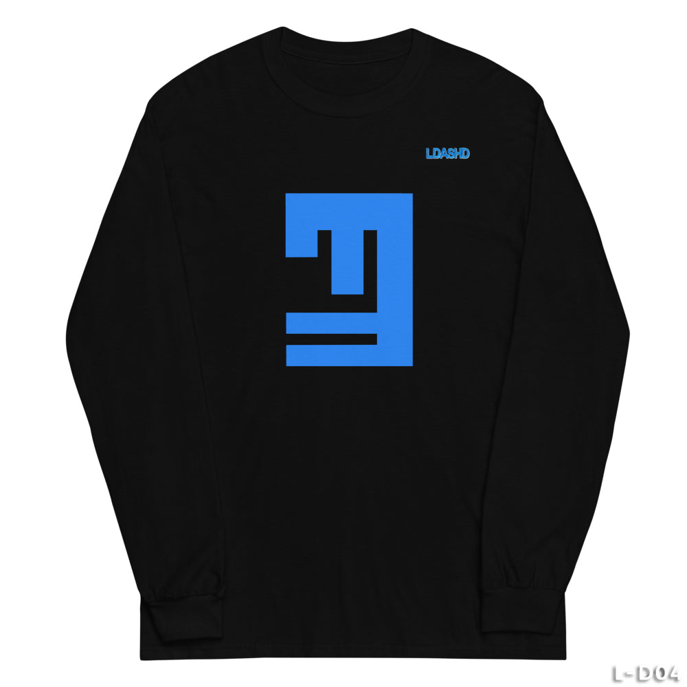 Black Unisex Long Sleeved T-Shirt | Gildan 2400 LBS (L-D04)