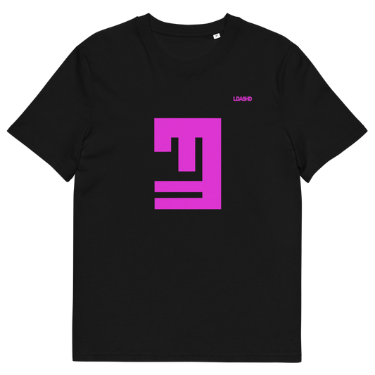 Black / White / Dark Heather Blue Unisex Organic Cotton T-Shirt LPS