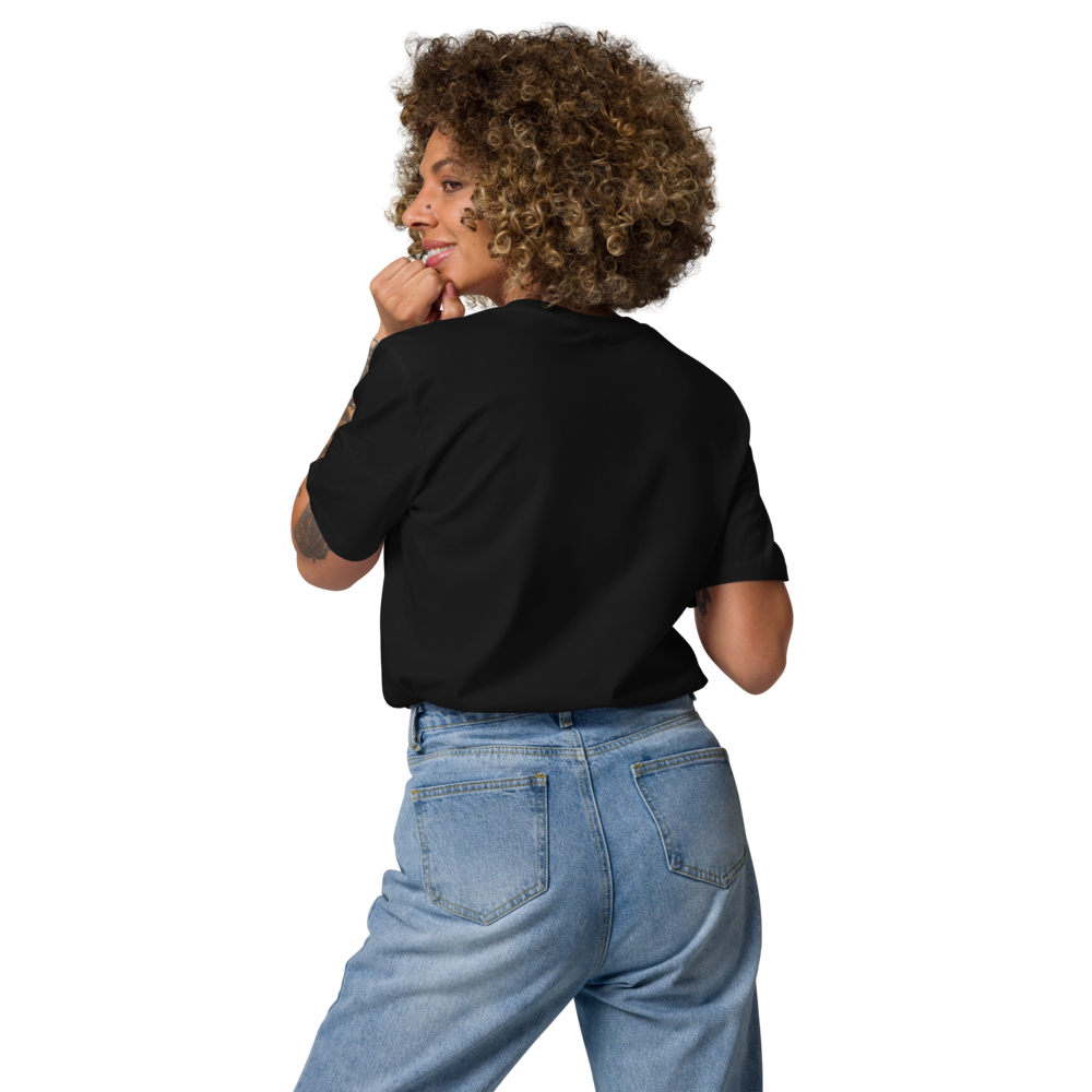 Black / White / Dark Heather Blue Unisex Organic Cotton T-Shirt LPS