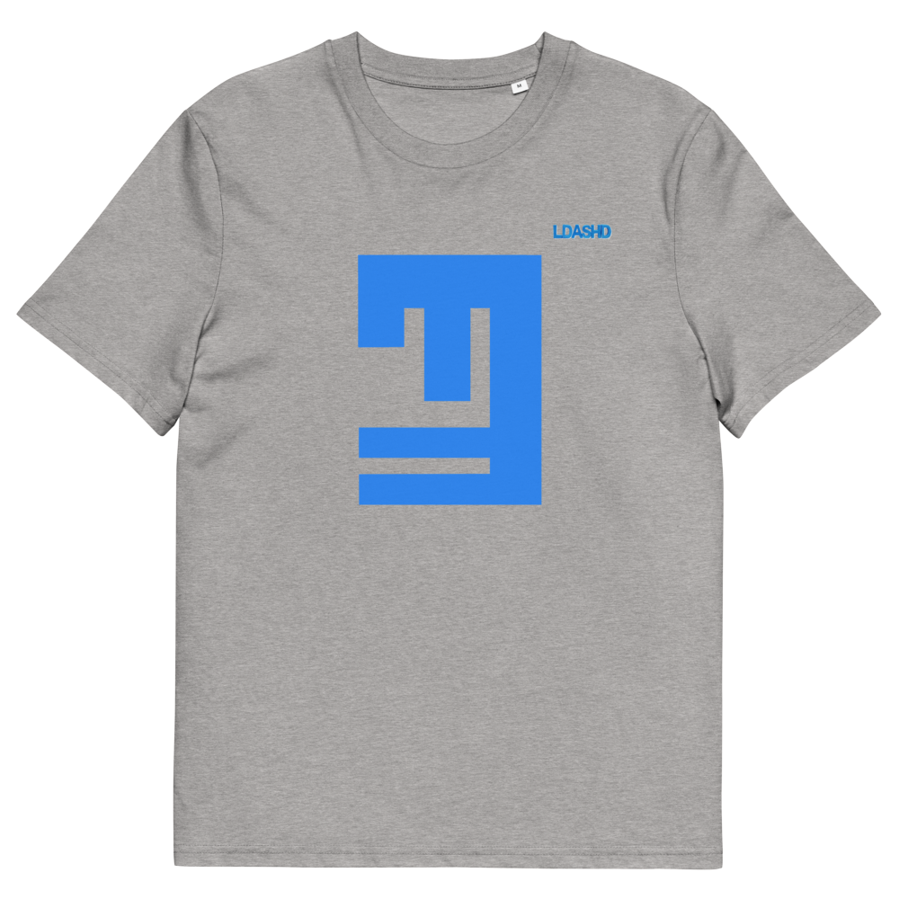 Grey Unisex Organic Cotton T-Shirt LBR (L-D07)