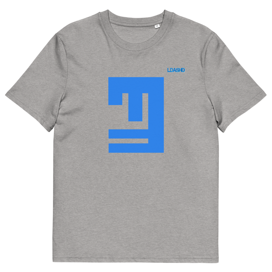 Grey Unisex Organic Cotton T-Shirt LBR (L-D07)