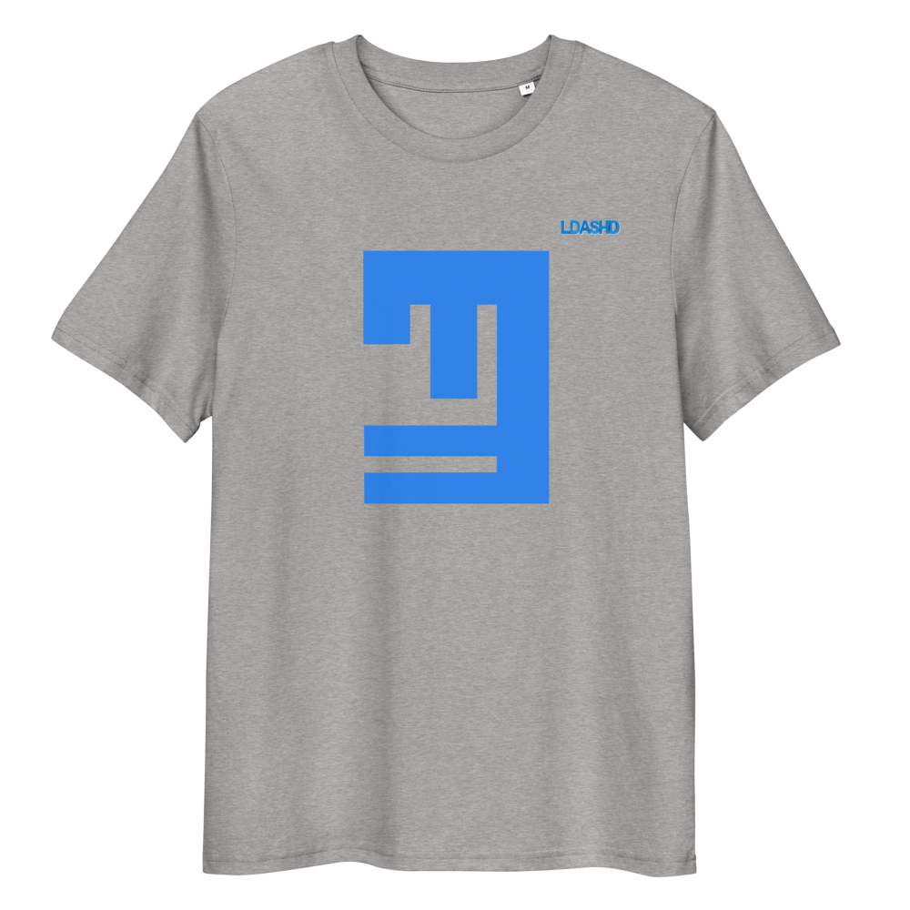 Grey Unisex Organic Cotton T-Shirt LBR (L-D07)