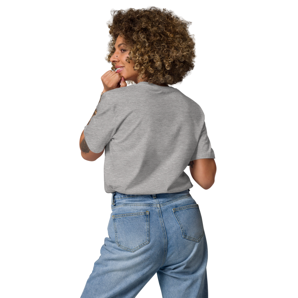 Grey Unisex Organic Cotton T-Shirt LBR (L-D07)