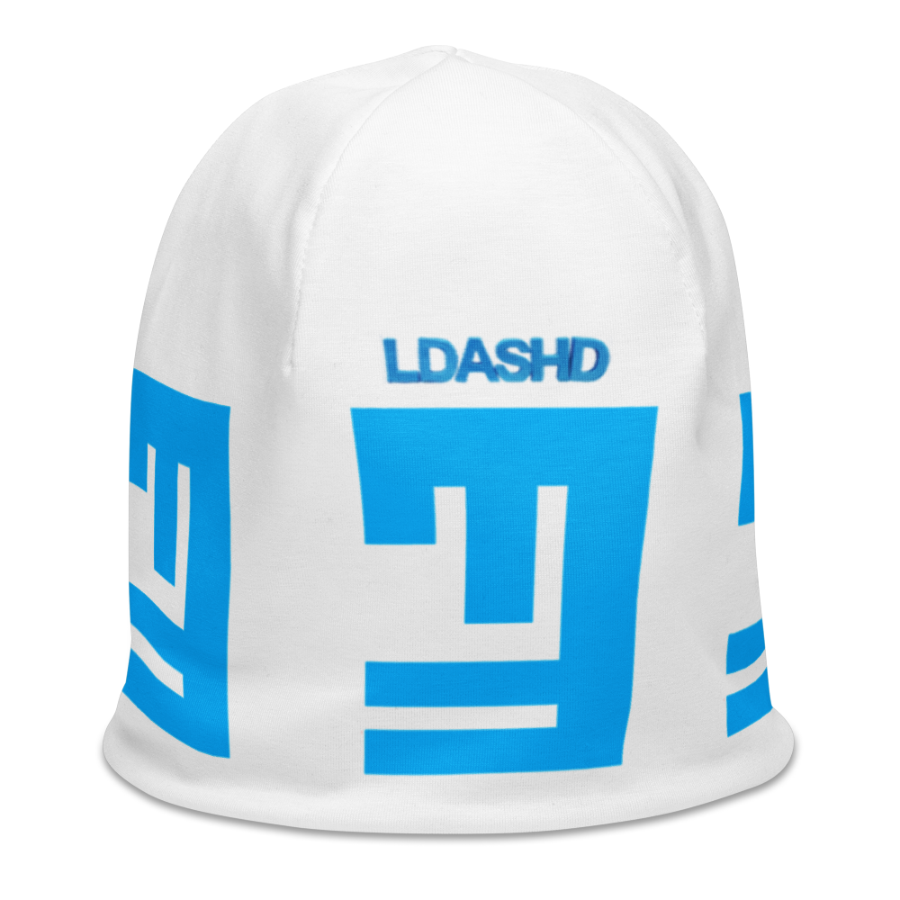 White Unisex Beanie LBS (L-D014)