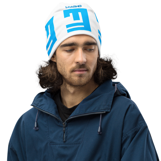 White Unisex Beanie LBS (L-D014)