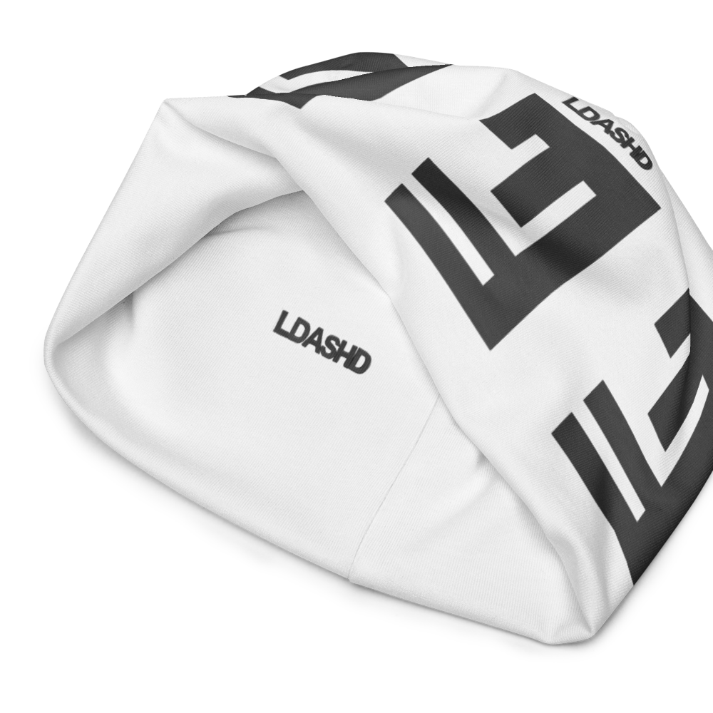 White Unisex Beanie LGS (L-D014)