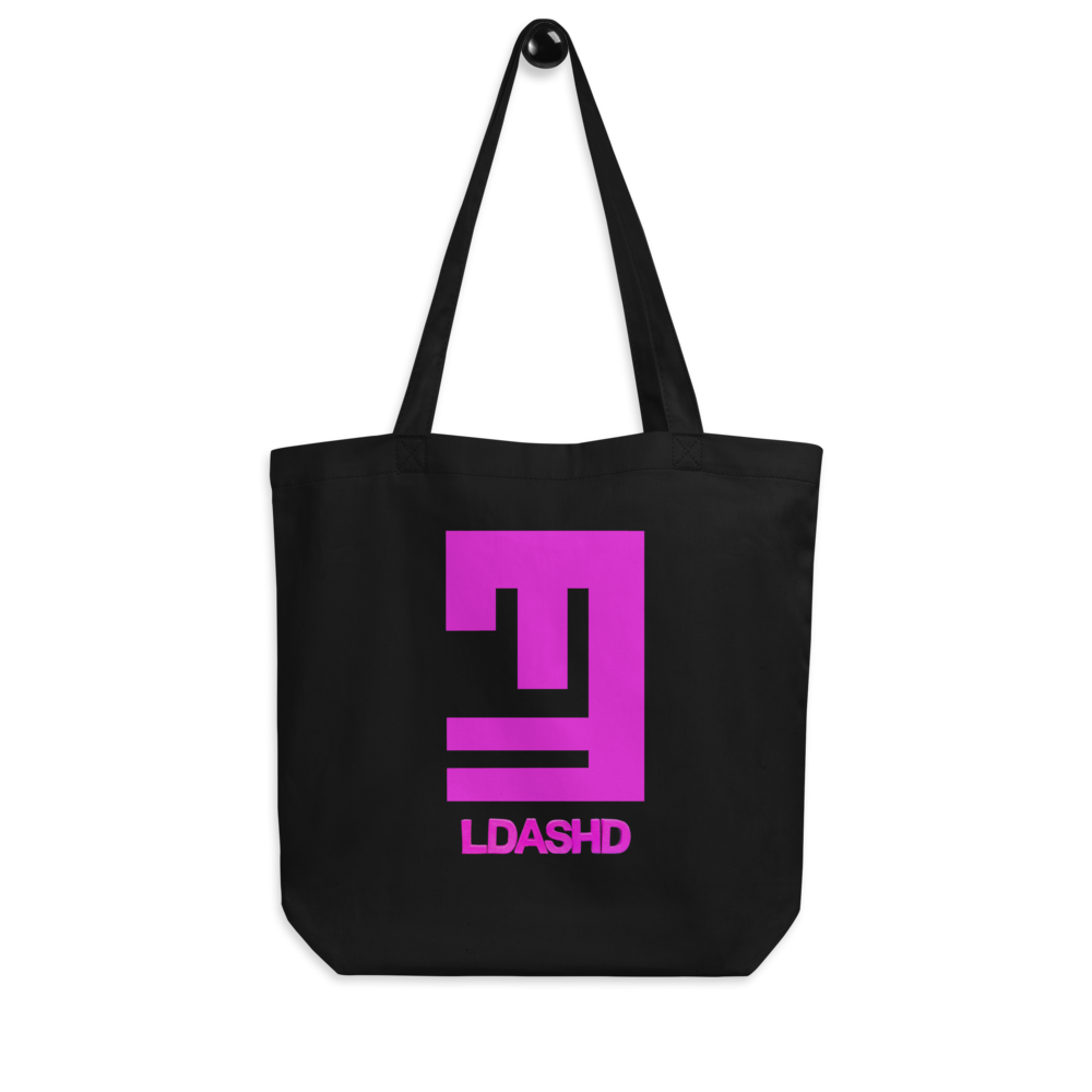 Black Eco Tote Bag with LdashD Logo