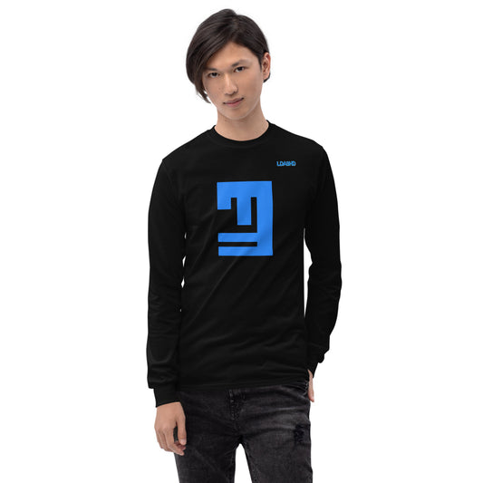 Black Unisex Long Sleeved T-Shirt | Gildan 2400 LBS (L-D04)