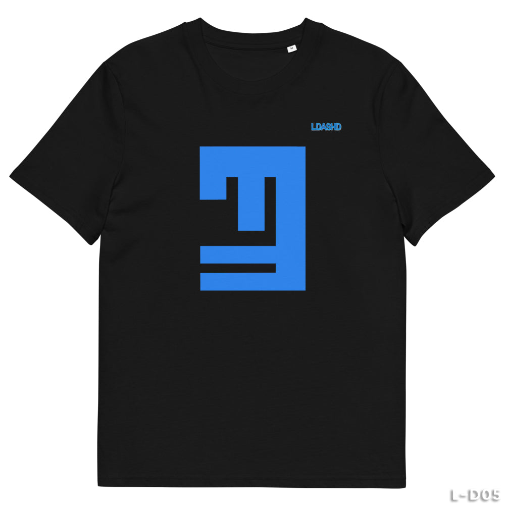 Black Unisex Organic Cotton T-shirt LBS (L-D05)