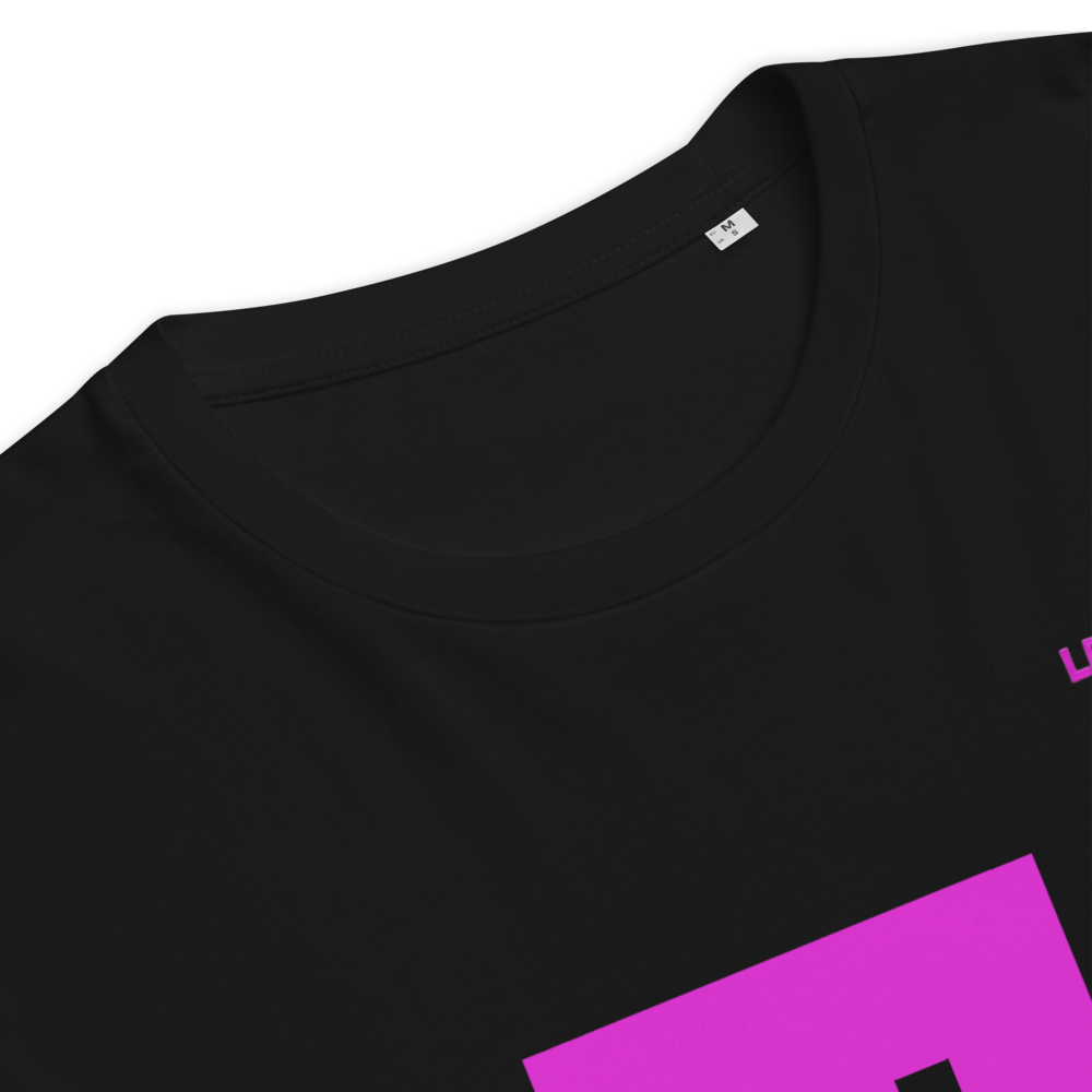 Black / White / Dark Heather Blue Unisex Organic Cotton T-Shirt LPS