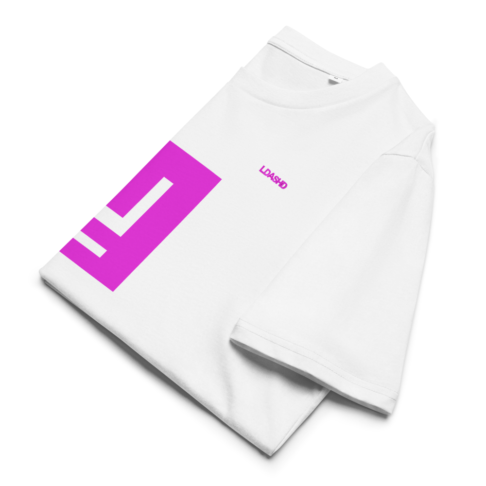 Black / White / Dark Heather Blue Unisex Organic Cotton T-Shirt LPS