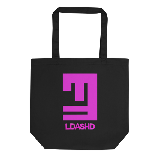 Black Eco Tote Bag with LdashD Logo